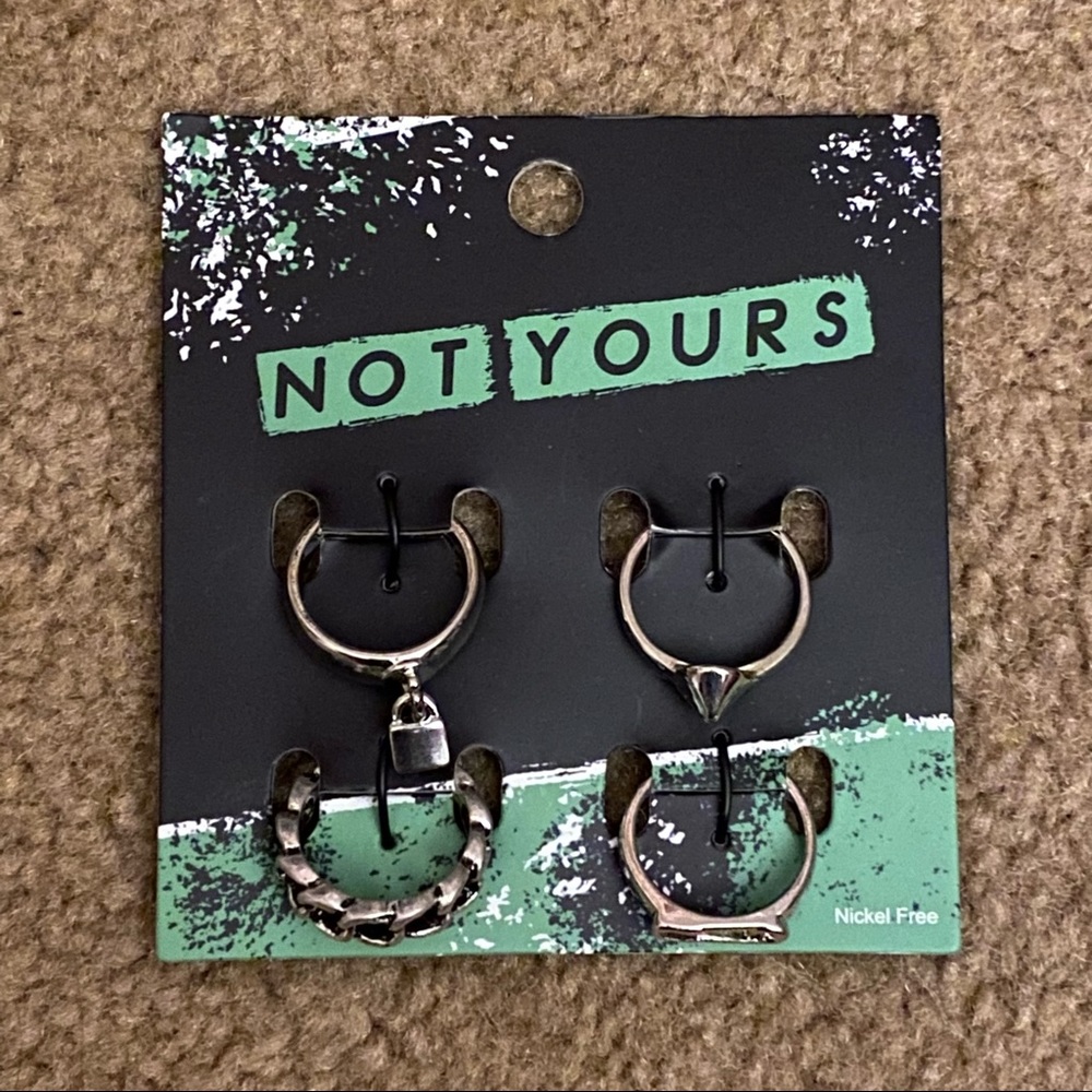 Safety Pin Chain Ring Set